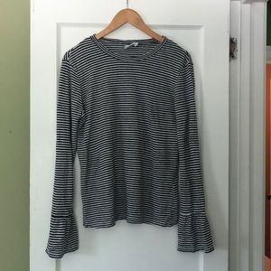 Frame • Linen Striped Top